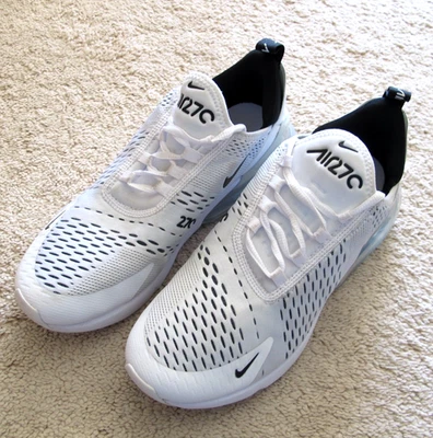 Nike Air Max 270 Blanco Negro Zapatos para Correr AH6789-100 Para Mujer Talla 10 Foto 1 de 4