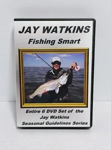 JAY WATKINS FISHING SMART ENTIRE 6 DVD SET OF THE SEASONAL GUIDELINES SERIES - Picture 1 of 5