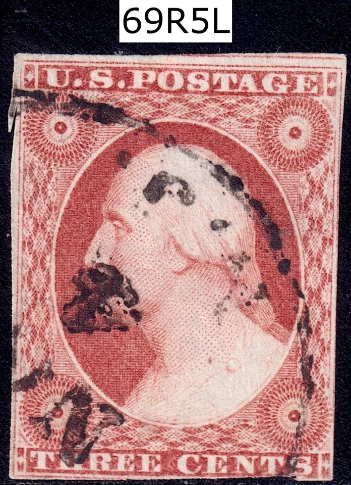 Scott #11A 3c WASHINGTON: POS 69R5L Foto 1 de 1