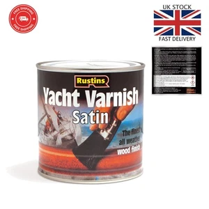Versatile 250ml Yacht Varnish Satin - Perfect for Wood Furniture and Boats - Picture 1 of 3