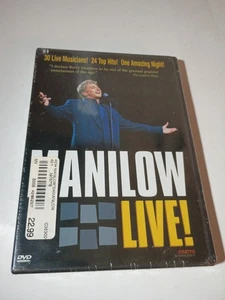 Barry Manilow Live 24 Top Hits! Concert DVD (2000) Brand New Sealed - Imagen 1 de 3