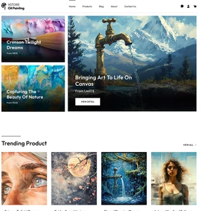 Painting Studio Websites Design for Sale with Free VPS Web Hosting - Picture 1 of 8