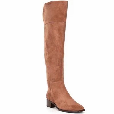 Antonio Melani Rilee Marrón Gamuza Sobre la Rodilla Botas de Vestir Altas Talla 6.5 Foto 1 de 4