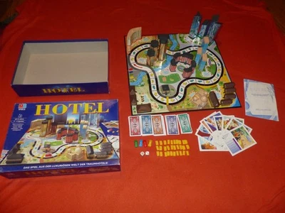 HOTEL MB Spiele blaue Ausgabe 1996 komplett  nur  ohne Laternen - Bild 1 von 4