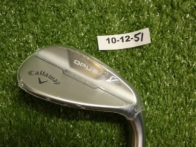 Callaway Opus Brushed Chrome 56* 14* Sand Wedge W Grind DG Mid 115 Steel New - Image 1 of 4