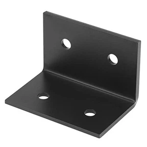 2 Pcs 5" Heavy Duty Steel L Angle Bracket Corner Brace for 6x6 Post 5" x 3-1/4" - Picture 1 of 5