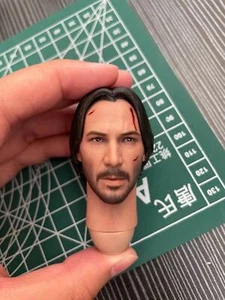 HotToys HT MMS504 1/6 Scale John Wick Keanu Reeves Head Sculpt - Bild 1 von 3