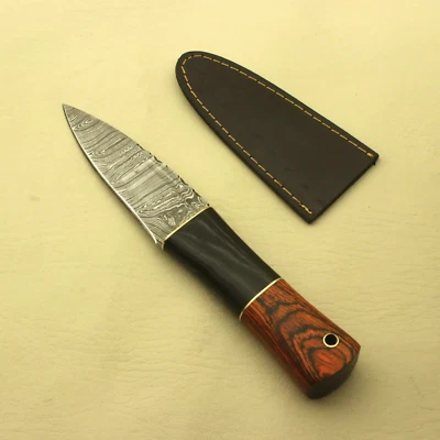 8 inches Celtic Scottish Dirk SGIAN DUBH DAGGER Beautiful handle + Sheath  - Image 1 of 4