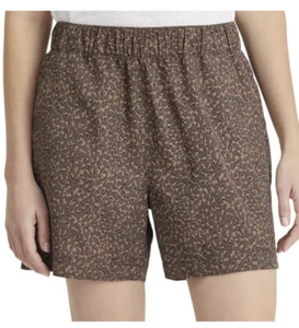 NWT Social Standard by Sanctuary Women's Boardwalk Leopard Short Soft Pull on  - Picture 1 of 5