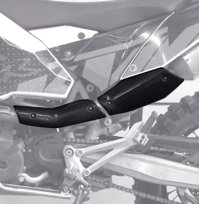 KTM Bouclier thermique Twill 690 SMC/Enduro/Duke en fibre de carbone 2x2twill 3k - Image 1 of 4