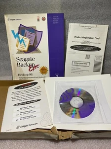Seagate Backup Exec For Windows 98 Version 3 Vintage 1998 Hard Drive Software - Picture 1 of 6