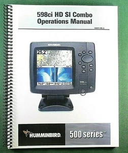 Humminbird 598ci HD SI Combo Instruction Manual: Full Color & Protective Covers - Picture 1 of 1