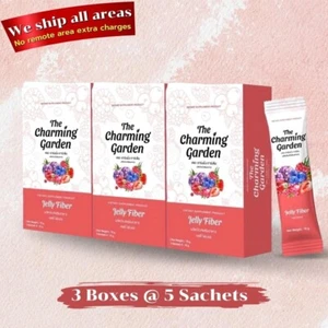 The Charming Garden Jelly Fiber Weight Management Detox Flat Belly Natural x 3 - Picture 1 of 10