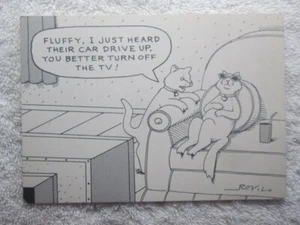 Cat Humor Revilo Postcard - Picture 1 of 2