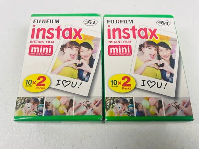 🔥Lot of 2 • Fujifilm • Instax 20 Print Instant Film • 40 Sheets Expired 12/2016 - Image 1 of 3