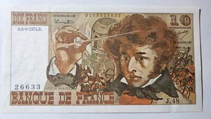 FRANCE 10 FRANCS  6/6/ 1974 BERLIOZ - Picture 1 of 3