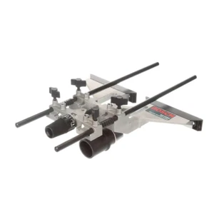 deluxe router edge guide accessory with dust extraction hood and vacuum hose a - Picture 1 of 12