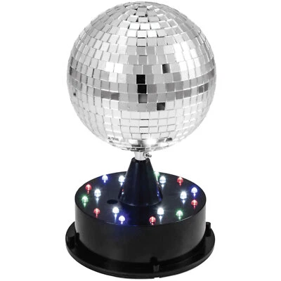 Eurolite 50101856 LED Mirror Ball Set with Motor 20cm Incl. Lighting - Image 1 of 2