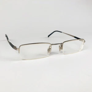 HUGO BOSS eyeglasses MATT SILVER HALF RIM glasses frame MOD: HB 8 24559874 - Picture 1 of 13