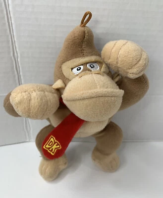 Juguete de peluche DONKEY KONG 8" Nintendo Super Mario Bros Foto 1 de 4