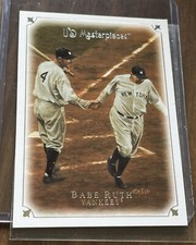 Babe Ruth 2007 Upper Deck Masterpieces Card # 1 - New York Yankees MLB HOF’er
