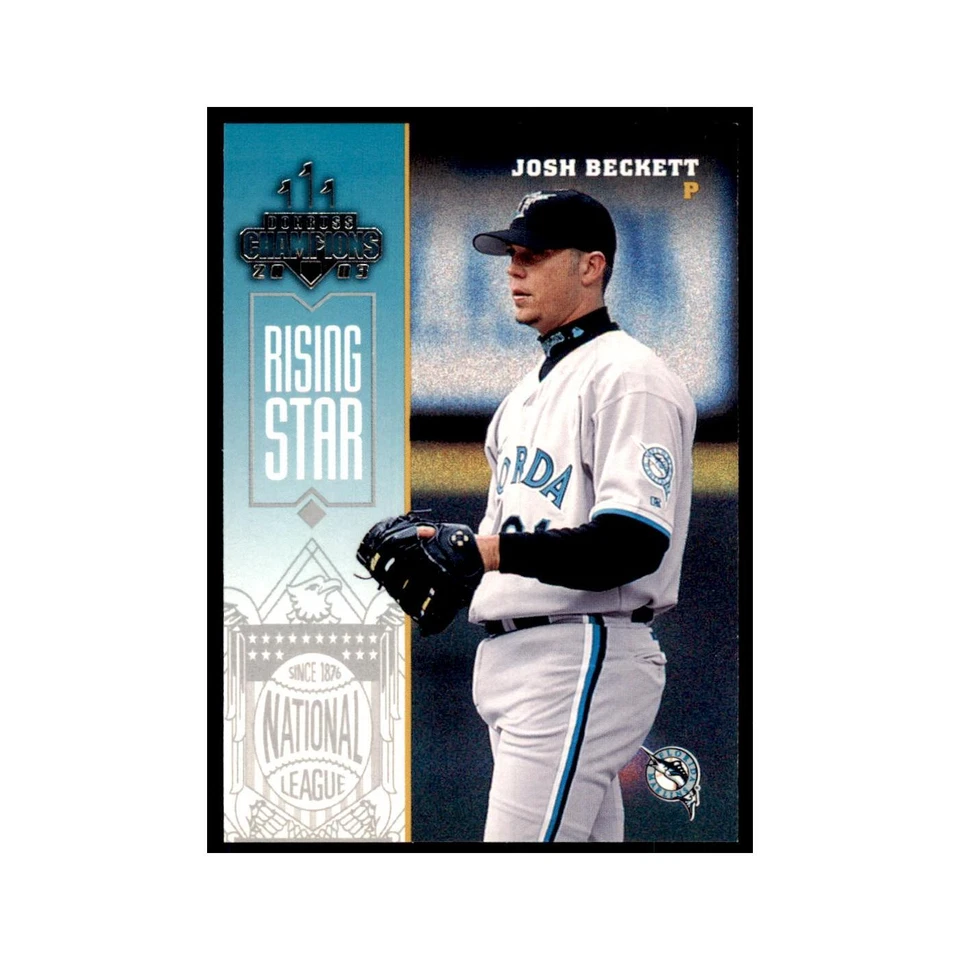 2003 Donruss Champions Josh Beckett Baseball Cards #105 - Image 1 of 3
