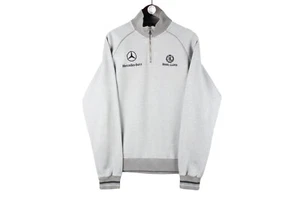 Mercedes-Benz x Henri Lloyd Sweatshirt 1/4 Zip Size L Formula 1 Team F1 Racing - Picture 1 of 6