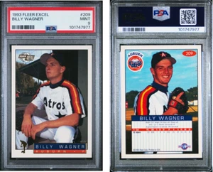 1993 FLEER EXCEL BILLY WAGNER ROOKIE CARD RC #209 PSA 9 *POP 5* 101747977 - Picture 1 of 1