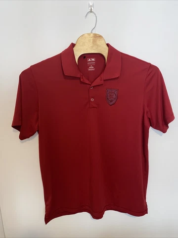 Adidas Real Salt Lake Golf Polo Pure motion Short Sleeve XL Red MLS Soccer Men’s Cover