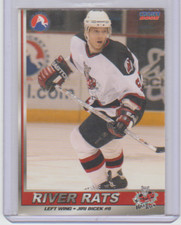 2001-02 Albany River Rats (AHL) Jiri Bicek #9