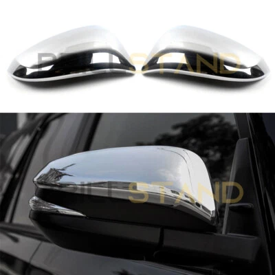 Chrome ABS Rearview Mirrors Cover Trim For Toyota Venza 2021 2022 2023 2024 - Image 1 of 4