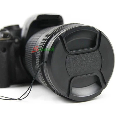 55mm Center Pinch Front Lens Cap for SONY CANON NIKON - Image 1 of 4