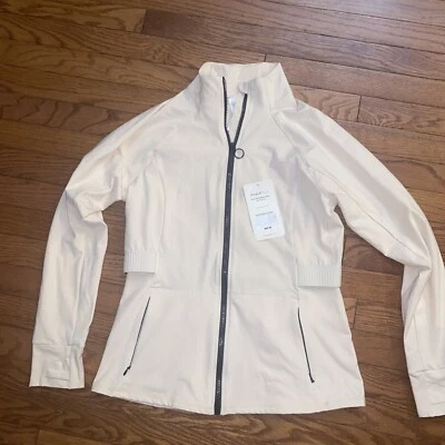 NWT ~ Fabletics Trinity Jacket Sand Dune / Black ~ Large  - Image 1 of 4