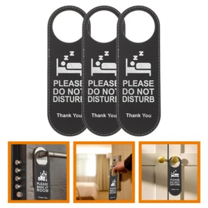 Juego de 3 letreros para colgar puertas no molestar habitación de maquillaje - Imagen 1 de 12