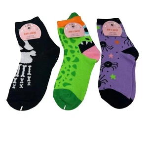 Lot Of Three Kids Socks Size 7-8.5 Halloween New With Tags - Picture 1 of 13