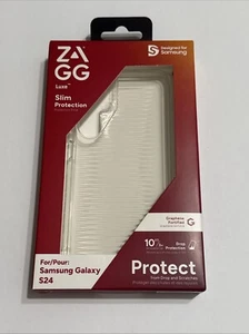 ZAGG Luxe Slim Protection Case for Samsung Galaxy S24 - Picture 1 of 9