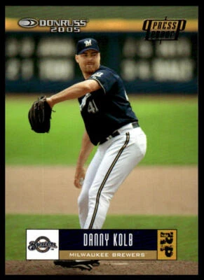 2005 Donruss #227 Danny Kolb Press Proofs Gold #/25 - Image 1 of 2