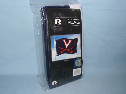 Virginia Cavaliers   3' x 5'  BANNER FLAG   by RICO    NIP Cover