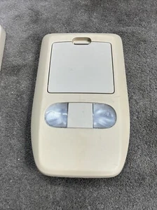 04-08 Ford F-150 Overhead Console Cubby W/Map Lights & Storage 1 Piece OEM Tan - Picture 1 of 18
