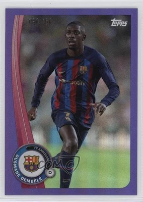 2022-23 Topps FC Barcelona Fan Set Purple /150 Ousmane Dembele #BA-4 - Image 1 of 2