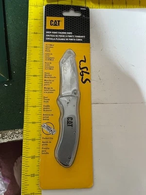 Cuchillo plegable Cat de 7 pulgadas con punto de caída - 980004 Foto 1 de 4