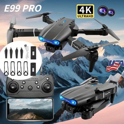 5G 4K GPS Drone Pro with HD Dual Camera Drones WiFi FPV Foldable RC Quadcopter - Image 1 of 4