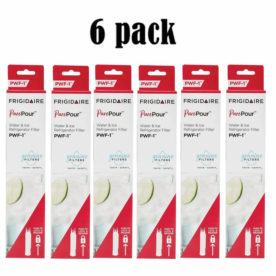 Frigidaire FPPWFU01 PurePour PWF-1 Refrigerator Water Filter-6PACK - Image 1 of 3
