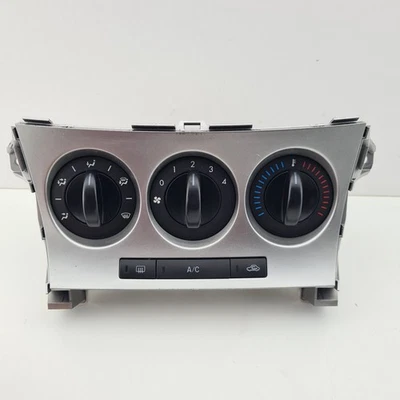 Mazda 3 BL Heater AC Fan Controls Standard Silver Type 04/09-06/13 - Image 1 of 4
