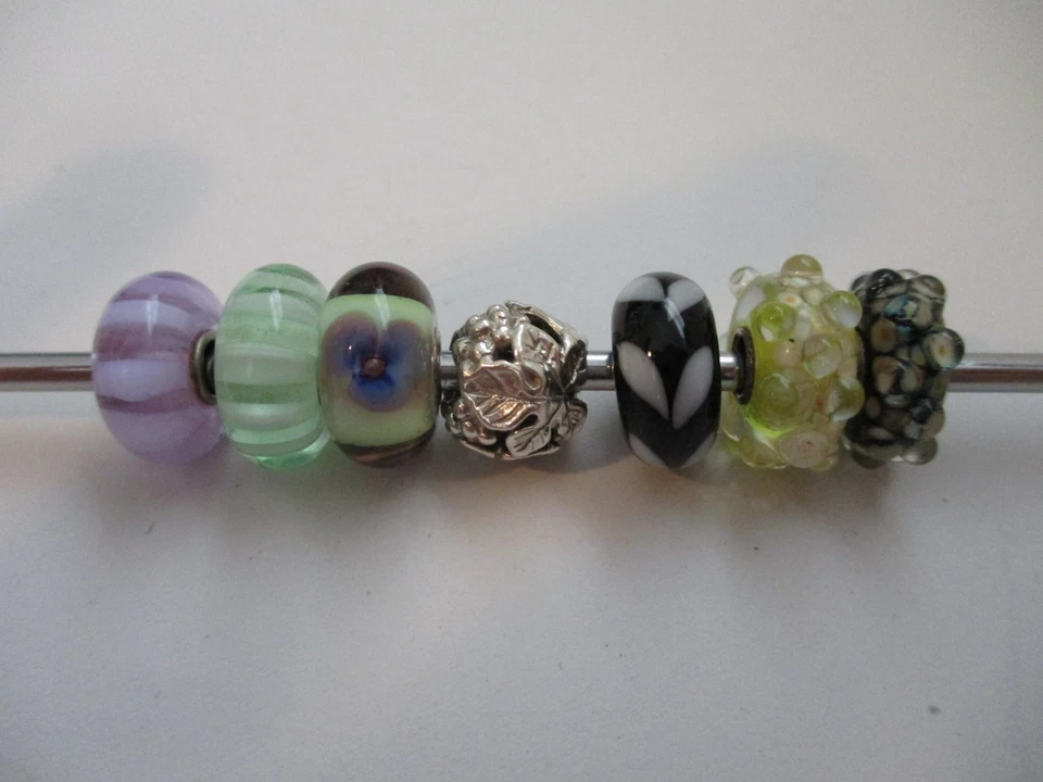 Trollbeads vollständiges Toskana Set + Bead Weinlese alle long retired LAA 925 S - Bild 1 von 4