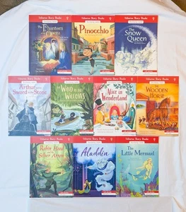 Lot Of 10 Mairi MacKinnon Books - Usborne Story Books Phantom Aladdin Alice Snow - Picture 1 of 19