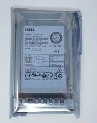 GT7GT Dell 7.68TB SAS 12G 2.5 RI SSD KPM5XRUG7T68 G14-G16 Solid State Drive - Image 1 of 2