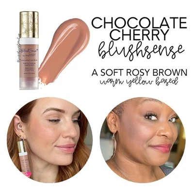 BlushSense Chocolate Cereza Bomba Sin Aire Rubor Nuevo Sellado por Senengence Foto 1 de 2
