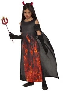 Forum Novelties CC80755 Elegant Devil, Girls, Black, Red 4 - 6 years - Picture 1 of 3