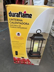 "Duraflame 27"" Linterna Calentador Marrón Estilo Mesa 1500 vatios" - Imagen 1 de 2